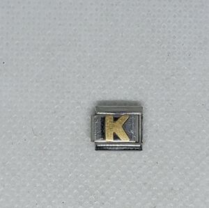 Personal Links Link Charm for Link Bracelet Initial K